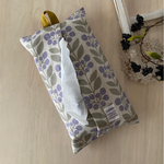 ティッシュボックスケース　北欧くすみパープルの実