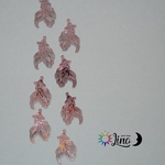 4個　金魚　チャーム　シルバー
