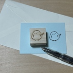 手作りスタンプ　シマエナガ①