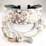 1000円🎉 12/15まで ☆インド刺繍リボン カチューシャ　No.124