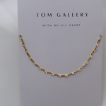 ペタルチェーンネックレス*gold