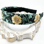 【新作】 5/31まで数量限定セール☆インド刺繍リボン カチューシャ　No.045