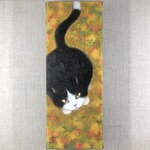 肉筆油彩画　「そーねこ」　hako26/2683-013