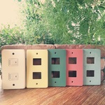 Kid's Room Wood スイッチカバー　２口用