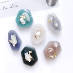 【送料無料】ニュアンス　カボション　ハンドメイド　レジン　パーツセット　ピアスパーツ　アクセサリーパーツ