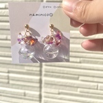 お水の入ったガラスドームピアス(イヤリング)🌸