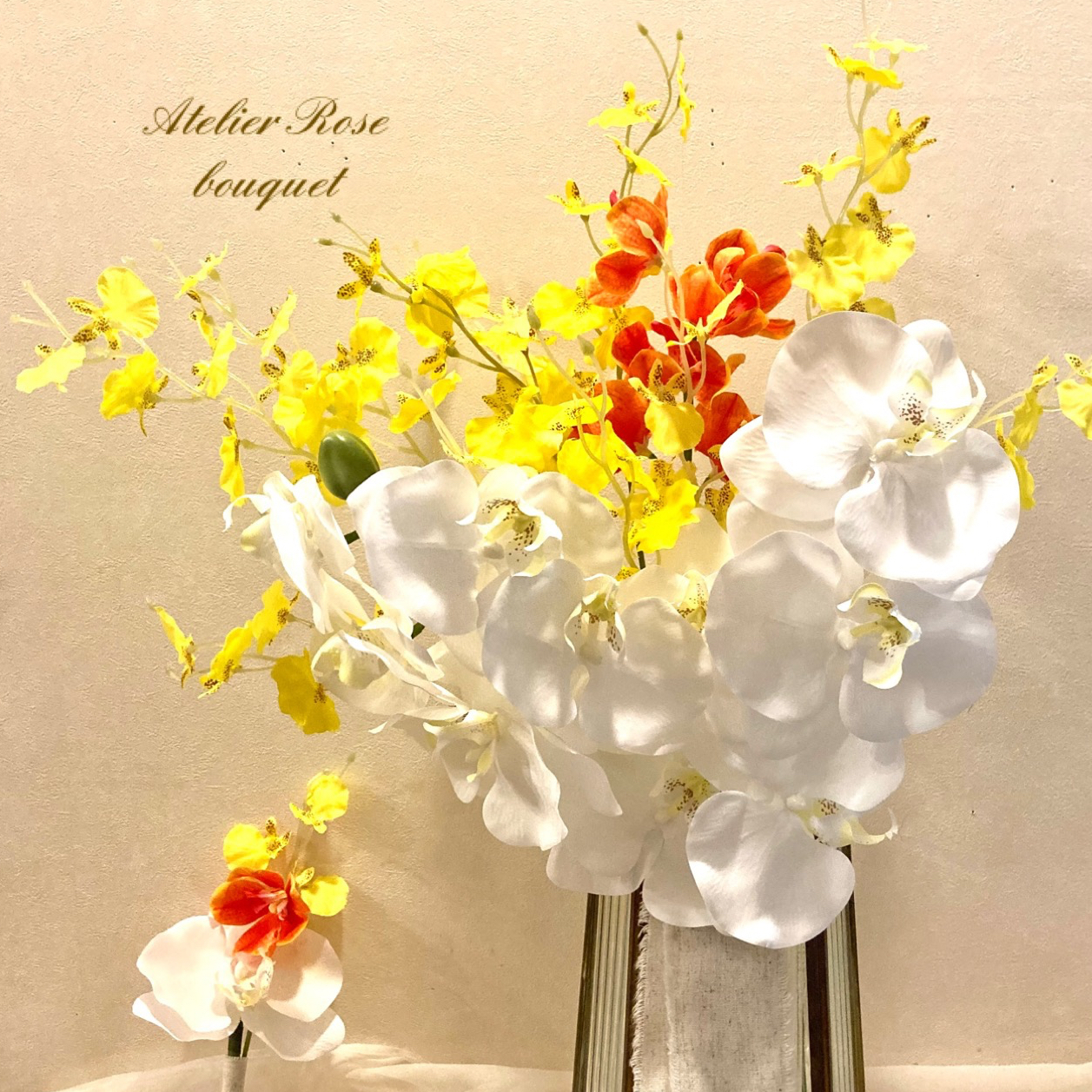 造花 ウェディング 装飾 アーティフィシャルフラワー 胡蝶蘭 4967116655677.jpg