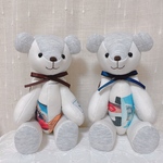 memory bear ぬいぐるみ　リメイクベア　メモリーベア　思い出くまさん