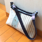 再販*ラベンダードット*ハンドバッグ