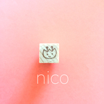 nico＊消しゴムはんこ＊ちびはんこ＊チューリップ