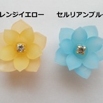 ♪夏色♪  ロータスフラワーのヘアゴム