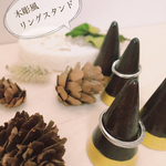 木彫風リングスタンド＊2個セット＊