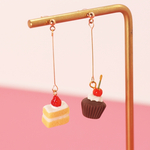 ケーキセットのピアス