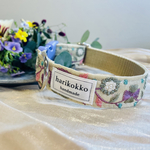 〈No.13〉オーダー首輪/刺繍リボン/首輪/リード/ハーネス/ハーフチョーク/ショルダーリード/ペットグッズ/