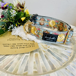 1周年記念SALE♡♡〈No.14〉新色登場！！オーダー首輪/刺繍リボン/首輪/リード/ハーネス/ハーフチョーク/ショルダーリード/ペットグッズ/