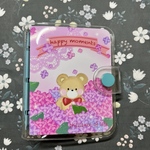 《送料込み》ミニバインダーノート❤︎くまさんと紫陽花