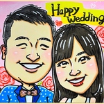似顔絵　記念　プレゼント　記念日　誕生日に