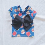 ペット浴衣★たこ焼き/ブルー