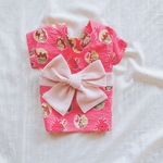 ペット浴衣★たこ焼き/ピンク