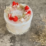 couronne de fraises【苺のリースケーキ⠀】