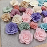 30枚　お花モチーフ　ミックス　ハンドメイド　パーツ　手芸　素材　