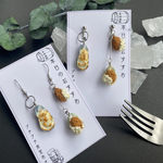 再販5☆小さなクリーミー牡蠣グラタンとサクサク牡蠣フライのピアス/イヤリング