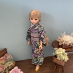  リカちゃん着物 浴衣 【朧麗花×透錫色】リカちゃん服