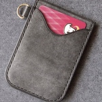 【Y様オーダー品】レザー  パスケース　BLK
