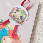 1シート24個 サンキューギフトシール① 色とりどりーす