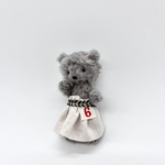 ふわくま［７cm］／小さなぬいぐるみ／ハンドメイドミニチュアテディベア