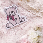 Tasty Bear ダイカットメモ（赤色）