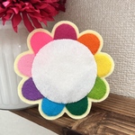 再販1★虹色の花の名札🌈