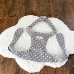 熱中症予防 クールエプロン ドット グレー