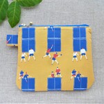 ＊卓球２＊フラットポーチ＊ファスナー１５cm＊table tennis＊