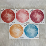 黒いたぬき様　装飾ステッカー　月🌕③