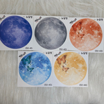 黒いたぬき様　装飾ステッカー　月🌕④