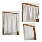 070427様オーダー品★リネン　カフェカーテン・カーテン　カラー選べる