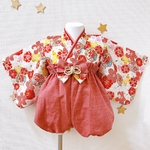 berry garden✿ベビー袴＋お花のヘアバンド