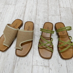 1点限り　minne限定 福袋　Mサイズ（２３～２３５）のサンダル2点セット売り