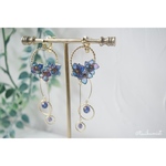 ‧*˚･プリュイ･˚*·紫陽花 イヤリング・ピアス