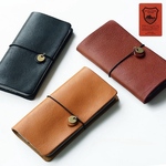 貴重なヴォーノオイル使用✨オシャレなチャーム付き　栃木レザー手帳型スマホケース【ヴォーノオイル・ゴム留・カメラ】 スマホケース本革　スマホケースレザー　手帳型スマホケースレザー　シンプル
