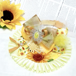 【Summer Collection🌻】イエローゴールド☀️サンフラワー《ケープスタイ首輪》