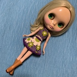 ブライス、リカちゃん用アウトフィット、セパレートタイプ、パープル