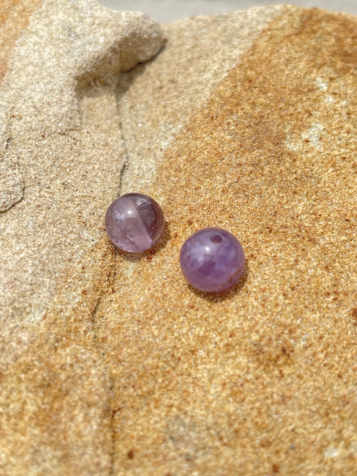 8mm 一粒売りAuralite-23™ Azozeo™ Super-Activated Single Round Beads HEAVEN&EARTH