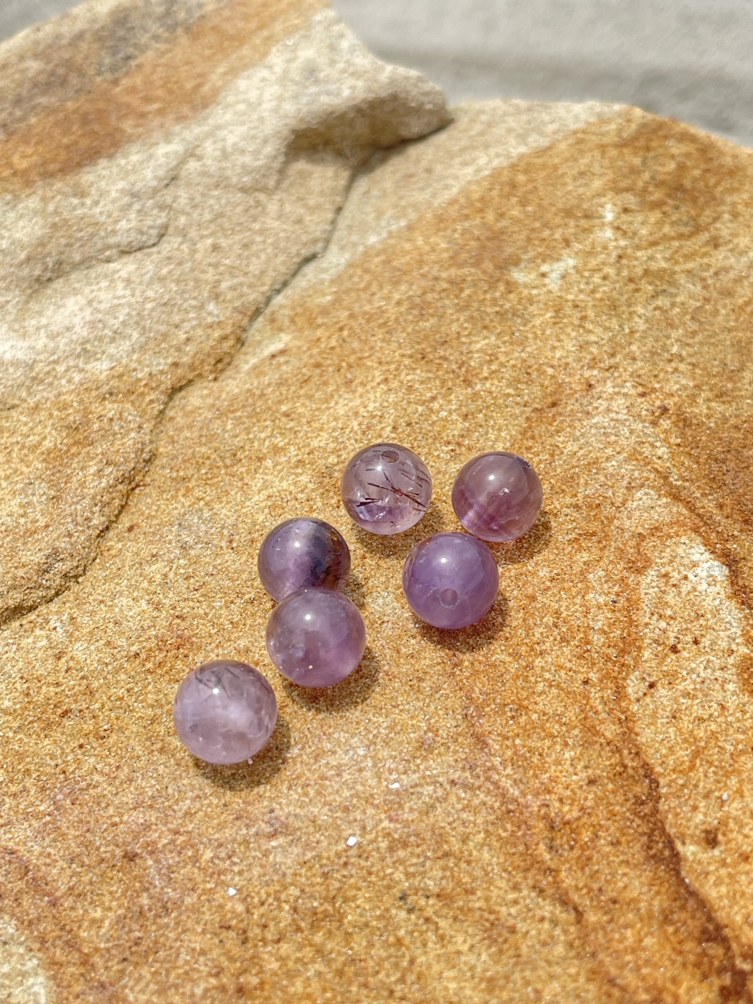 8mm 一粒売りAuralite-23™ Azozeo™ Super-Activated Single Round Beads HEAVEN&EARTH