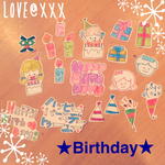 【送料無料】Birthday★flake〜ペーパーフレーク〜