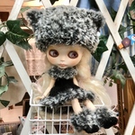アイシードール　ブライス　アウトフィットのなりきり黒猫ちゃんセット