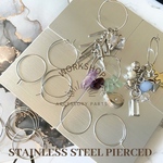 【10pcs】サージカルステンレスフープピアス　シルバー