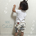 うさぎとキノコ🍄さんのかぼちゃパンツ