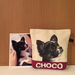 akane0512様オーダー品❤︎愛犬の刺繍ポーチ